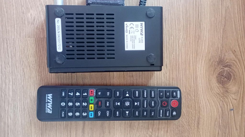 Tuner dekoder tv WIWA H.265 LITE DVB T2 HEVC + pilot