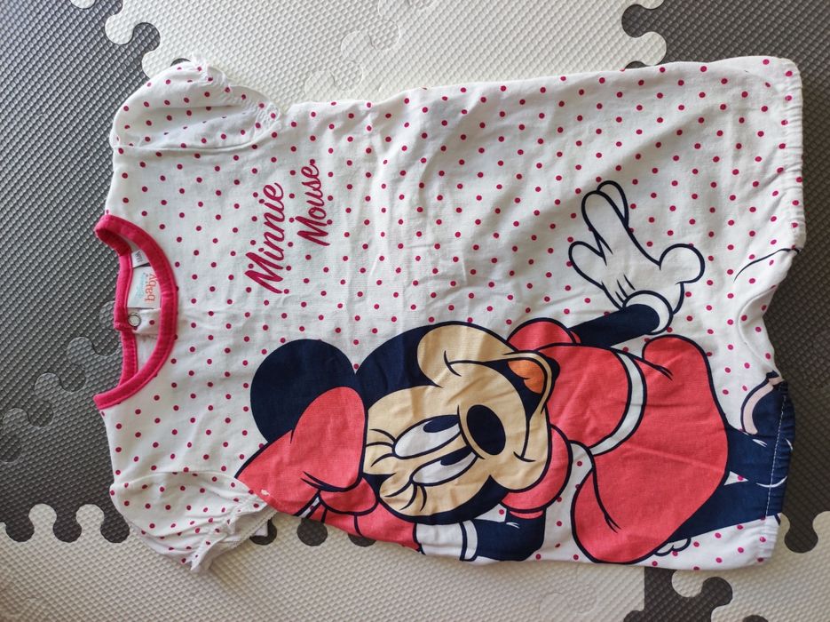 Kombinezon rampers dla dziewczynki Disney Baby r. 86 cm z myszką Miki