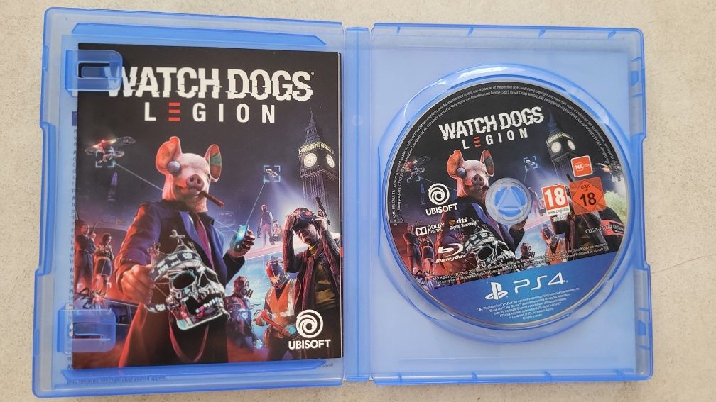 Watch Dogs LEGION gra PS4 francuska okładka