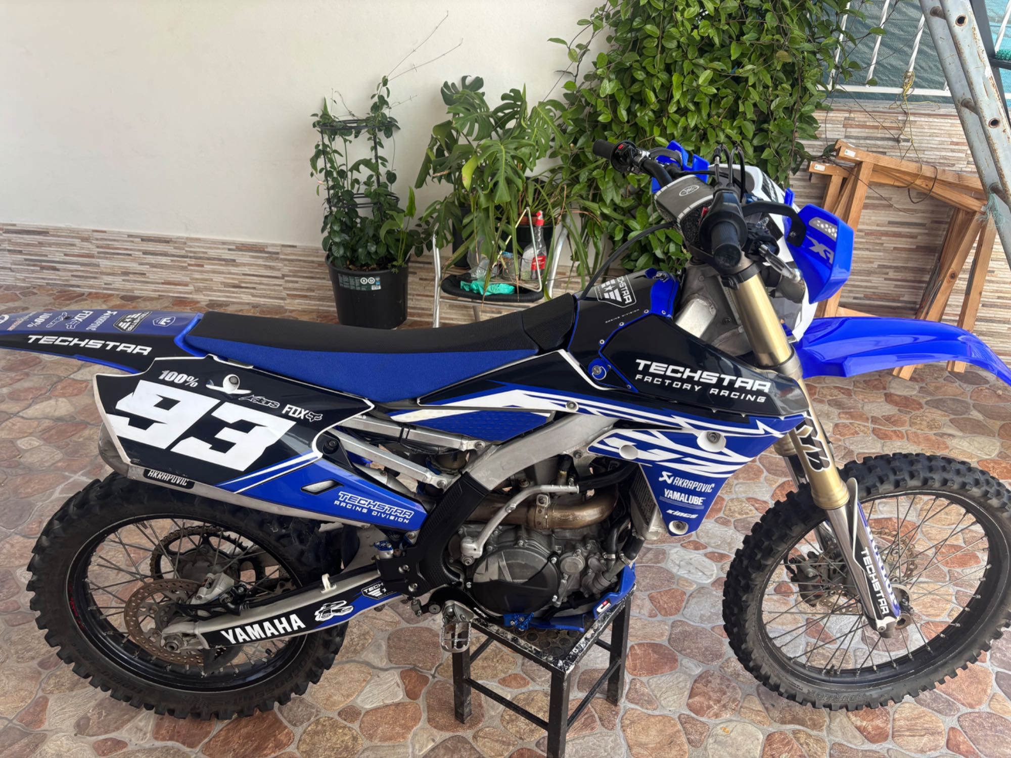 Yamaha Yzf 450 de 2016 matriculada