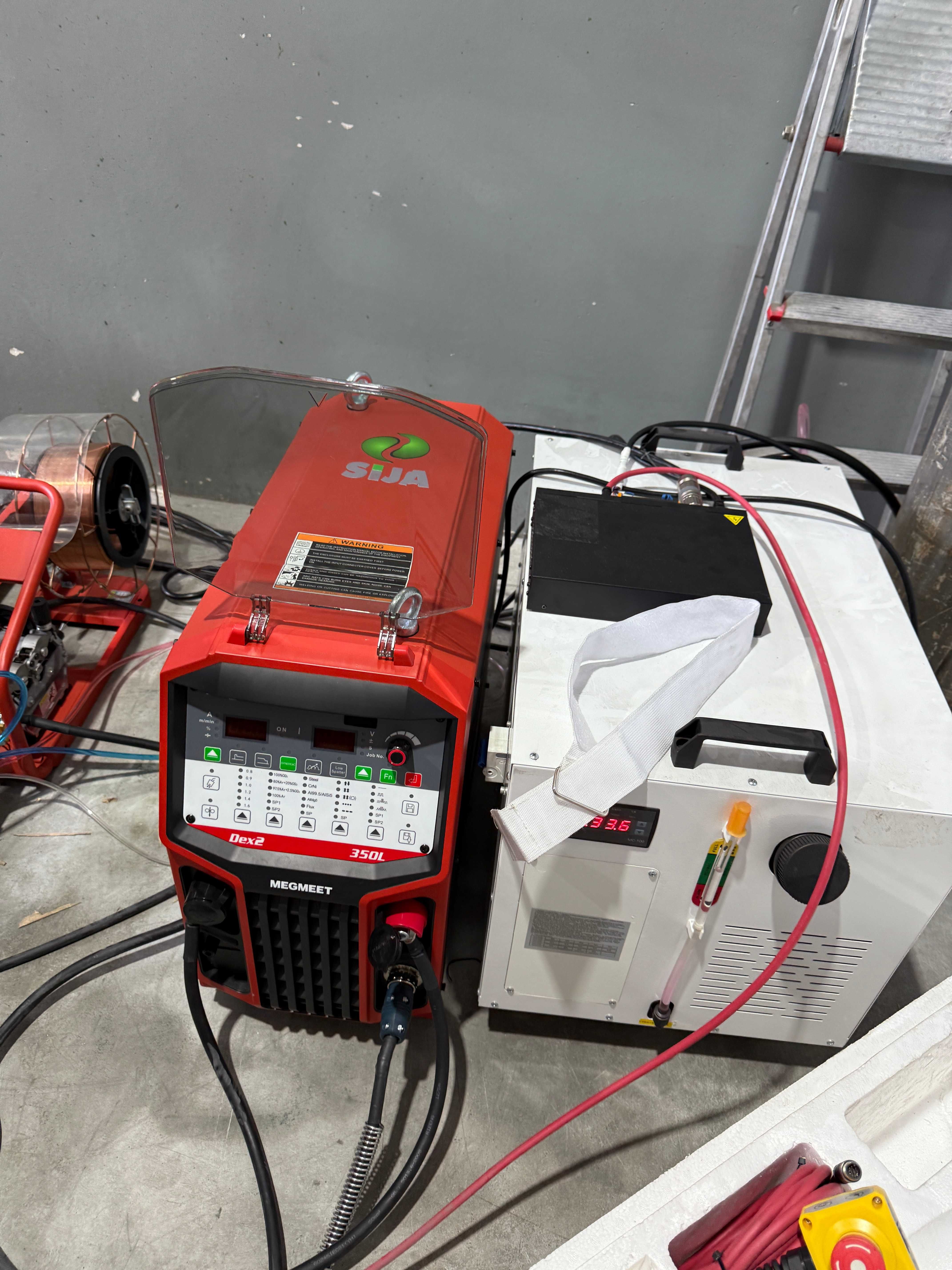 Stanowisko zrobotyzowane robot cobot MIG MAG 350A