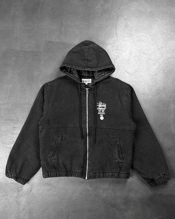 Куртка STUSSY Canvas Insulated Work Jacket Black