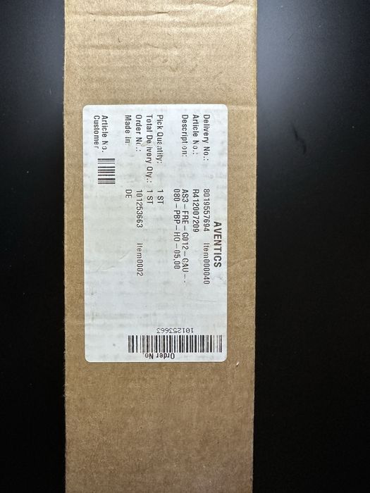 пневматичний фільтр-регулятор Aventics