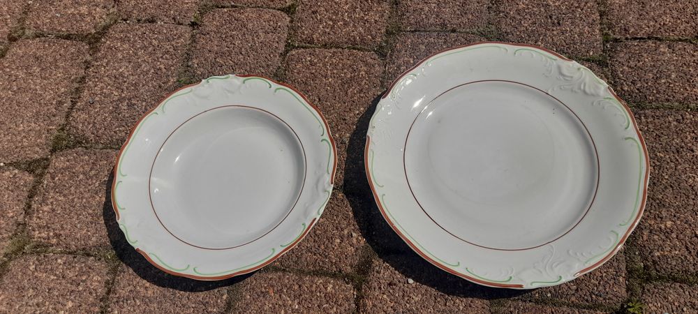 Zabytkowe Talerze Wałbrzych 6+6