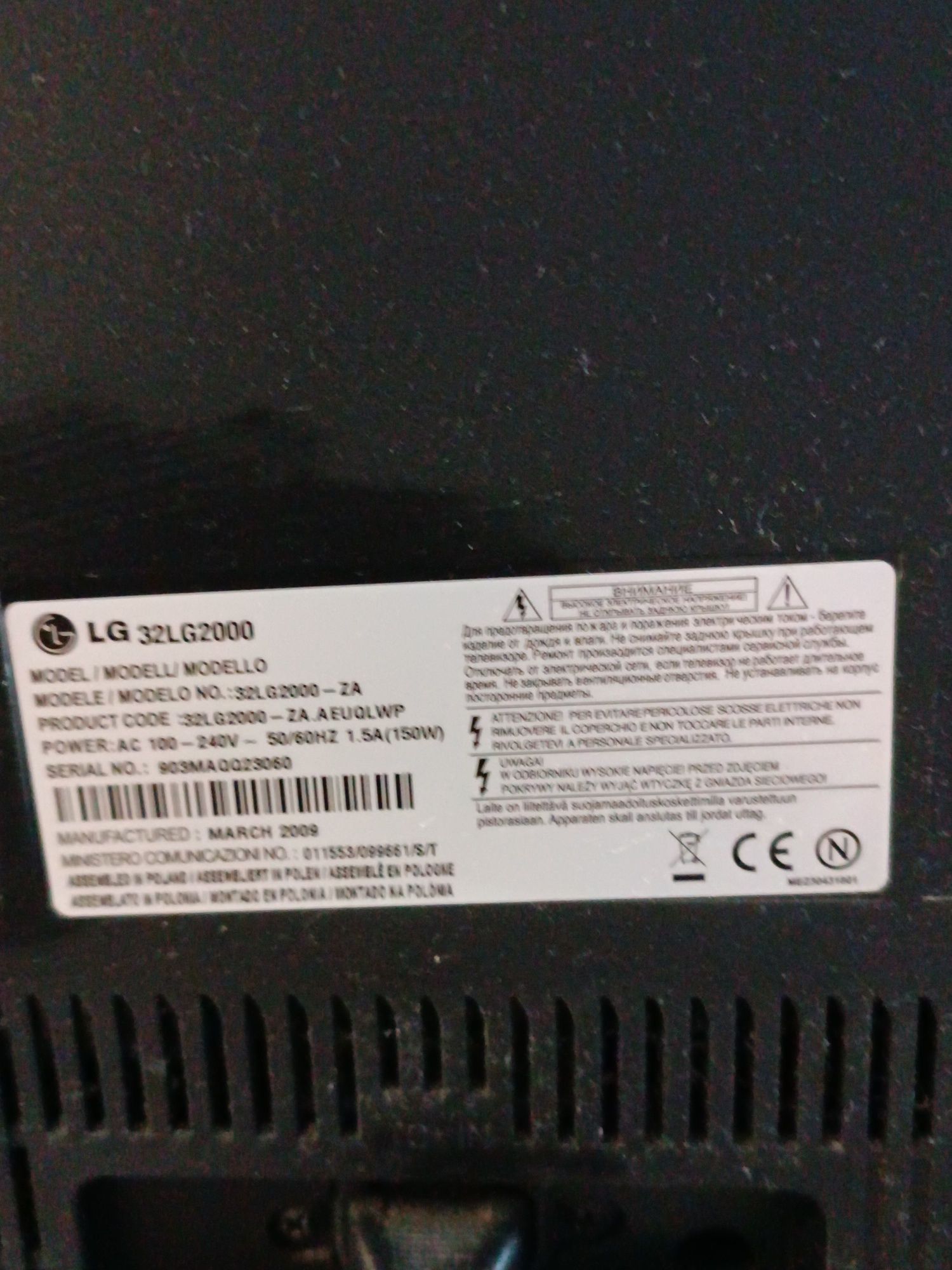 Telewizor LCD LG 32 cale z pilotem