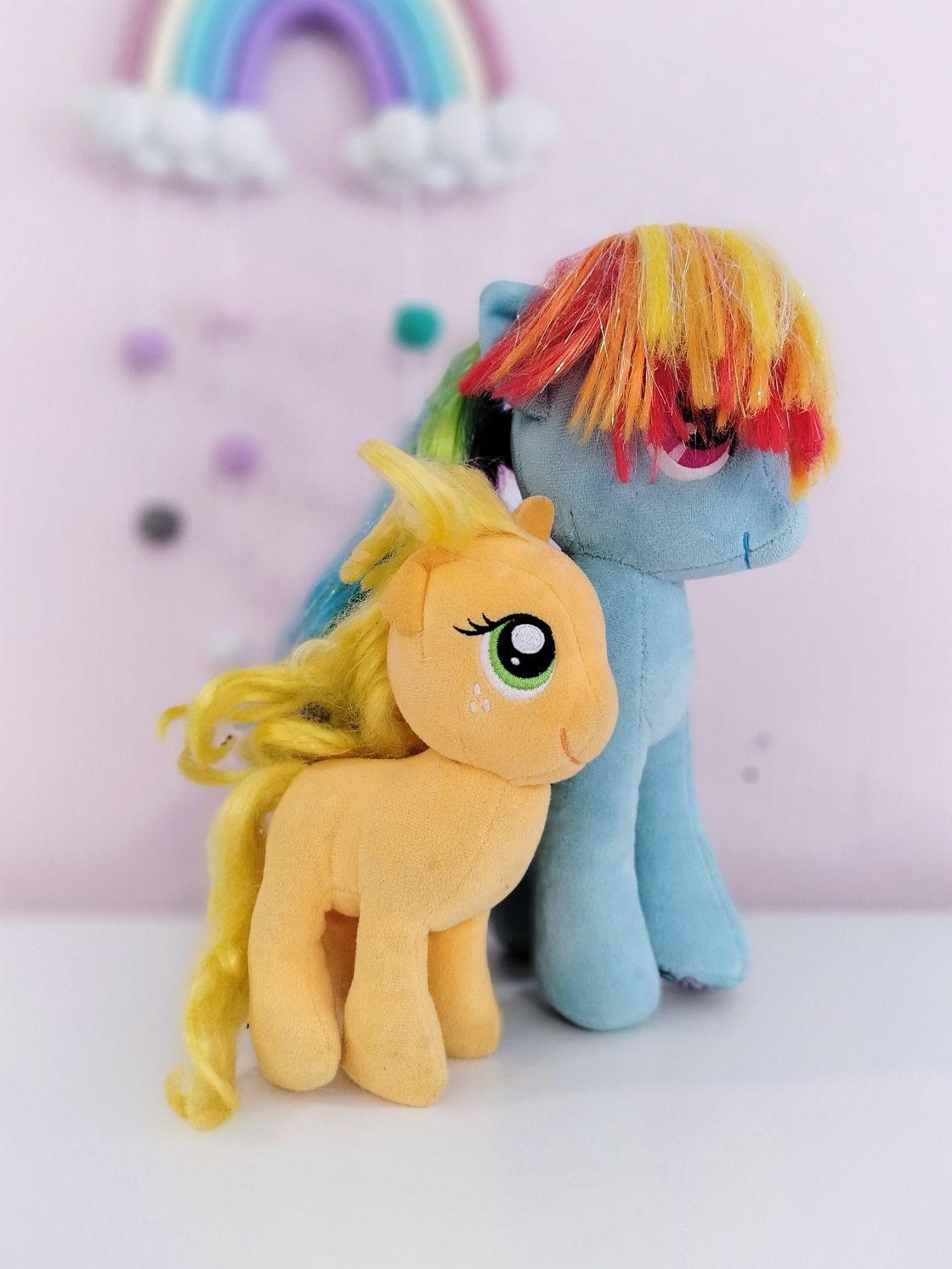 Maskotki przytulanki pluszaki My little pony Applejack Rainbow Dash