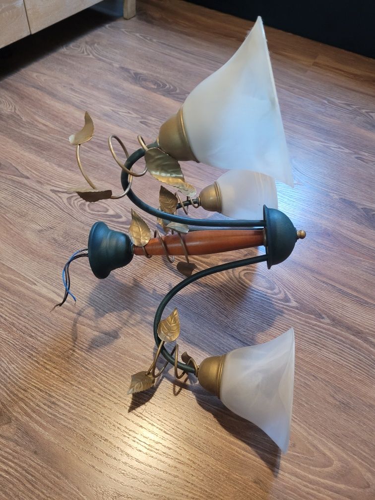 Lampa żyrandol 3 żarówki