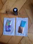 Lakier hybrydowy Foil Glue Semilac i folie transferowe Indigo