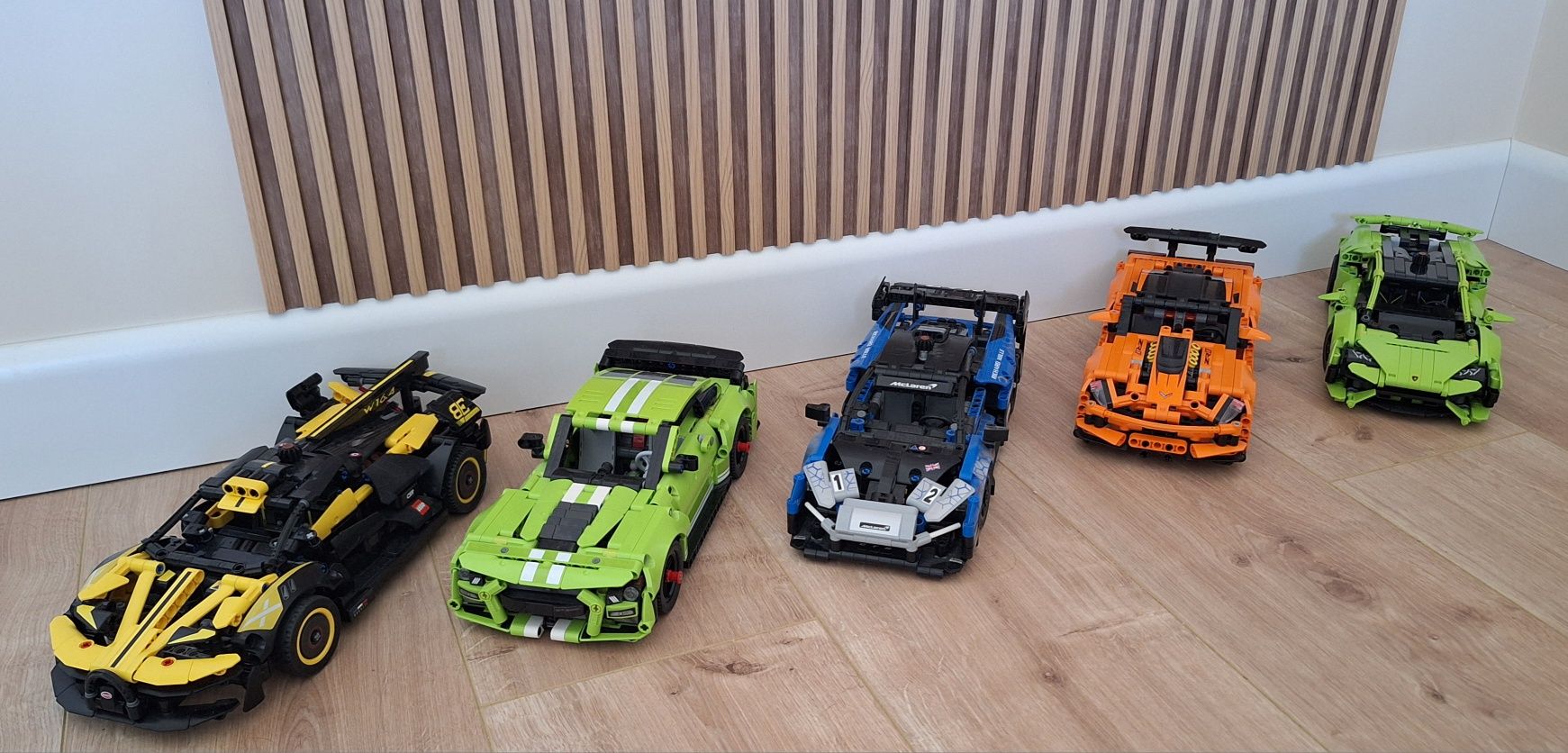 Lego Technic 5 zestawów Bugatti/McLaren/Mustang/Corvette/Lamborghini
