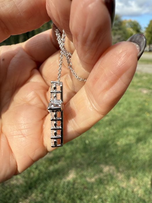 Хрестик з діамантами 1,86 карат