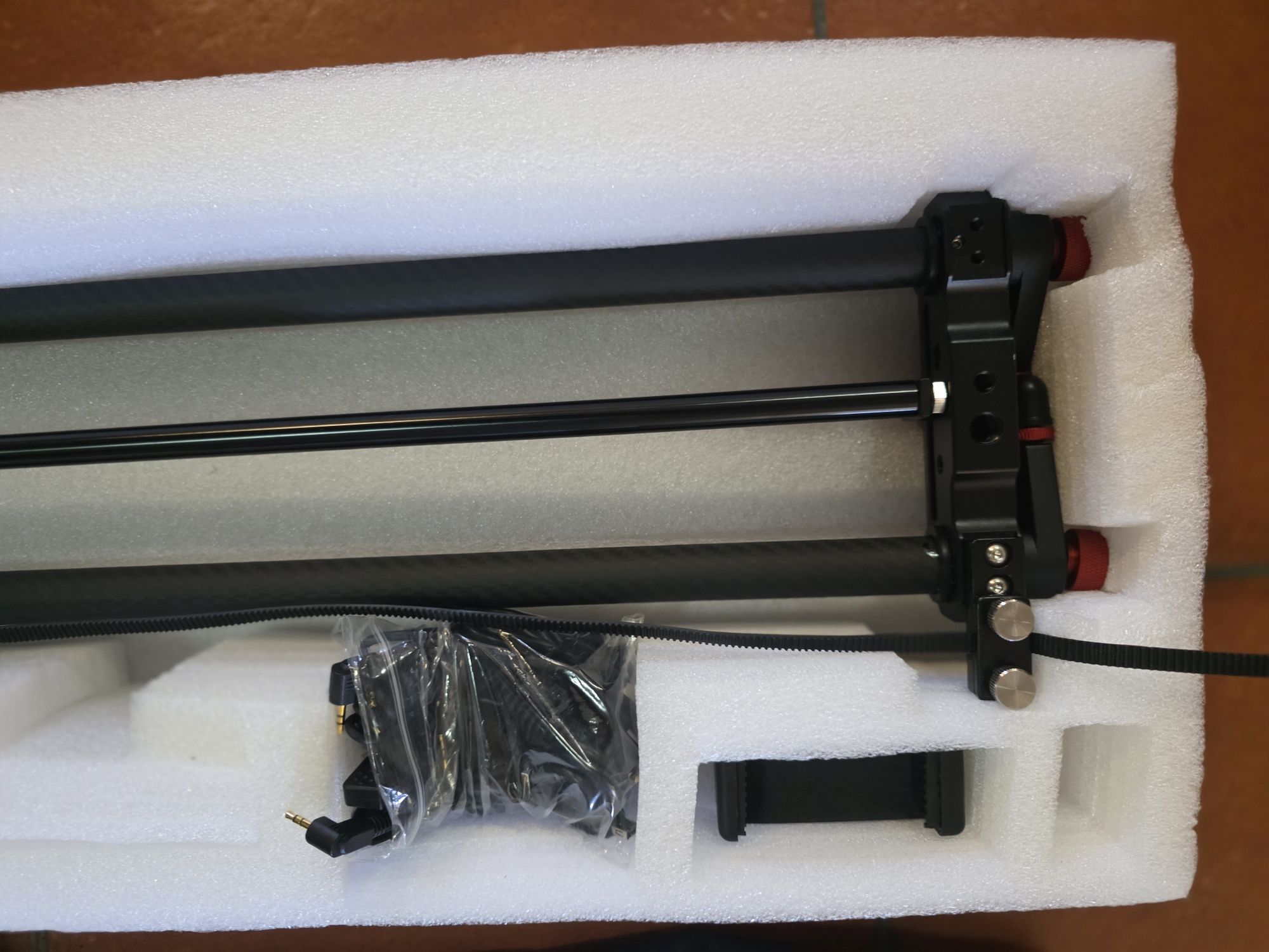 Slider Motorizado -  Profissional Fibra de Carbono