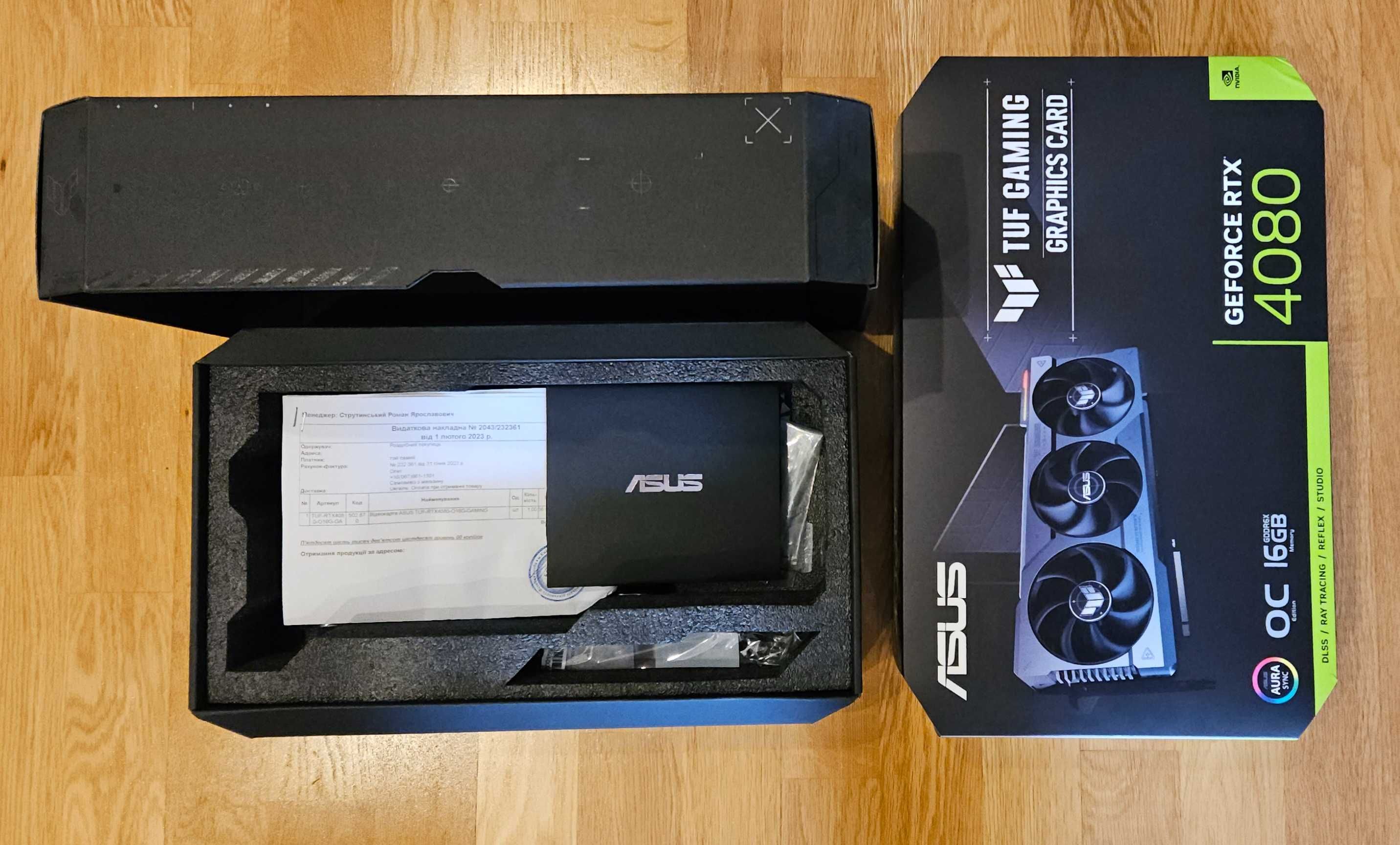 Видеокарта ASUS TUF Gaming GeForce RTX 4080 16GB GDDR6X OC Edition