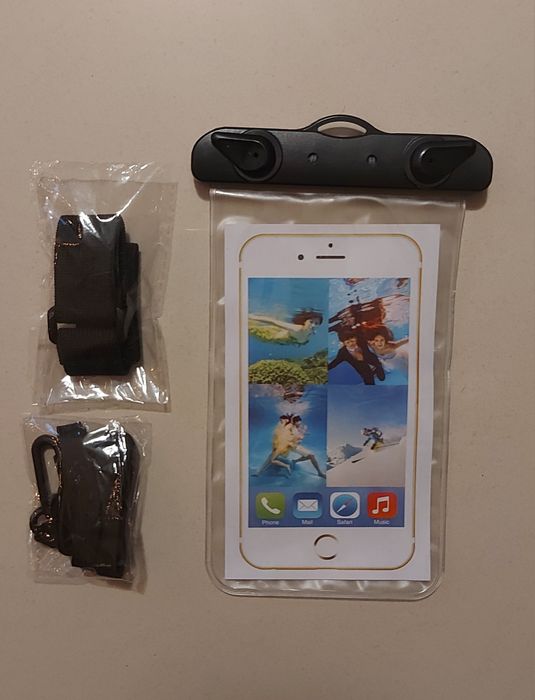 Etui na telefon wodoodporne 5,5" nowe