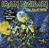 Iron Maiden Live After Death LP com livro de fotos 1985