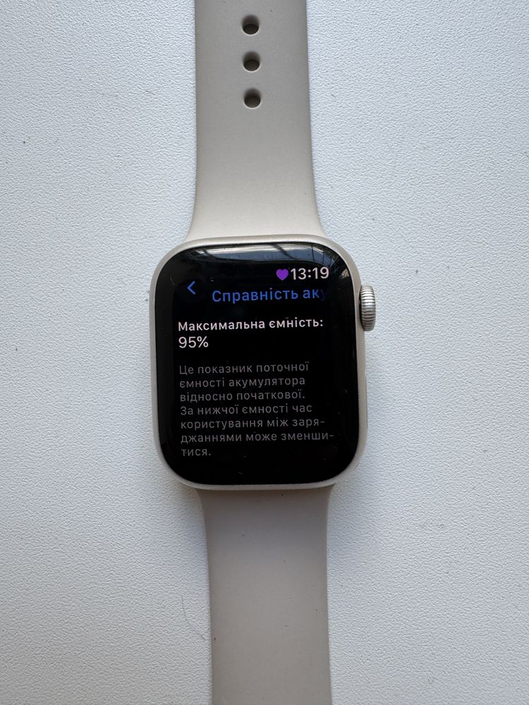 Apple Watch 9, 41mm(starlight)