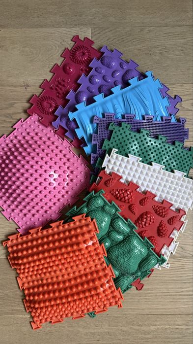 Ортопедичні різнотекстврні килимки Ортодон і Ортопазл. Дитячий килимок