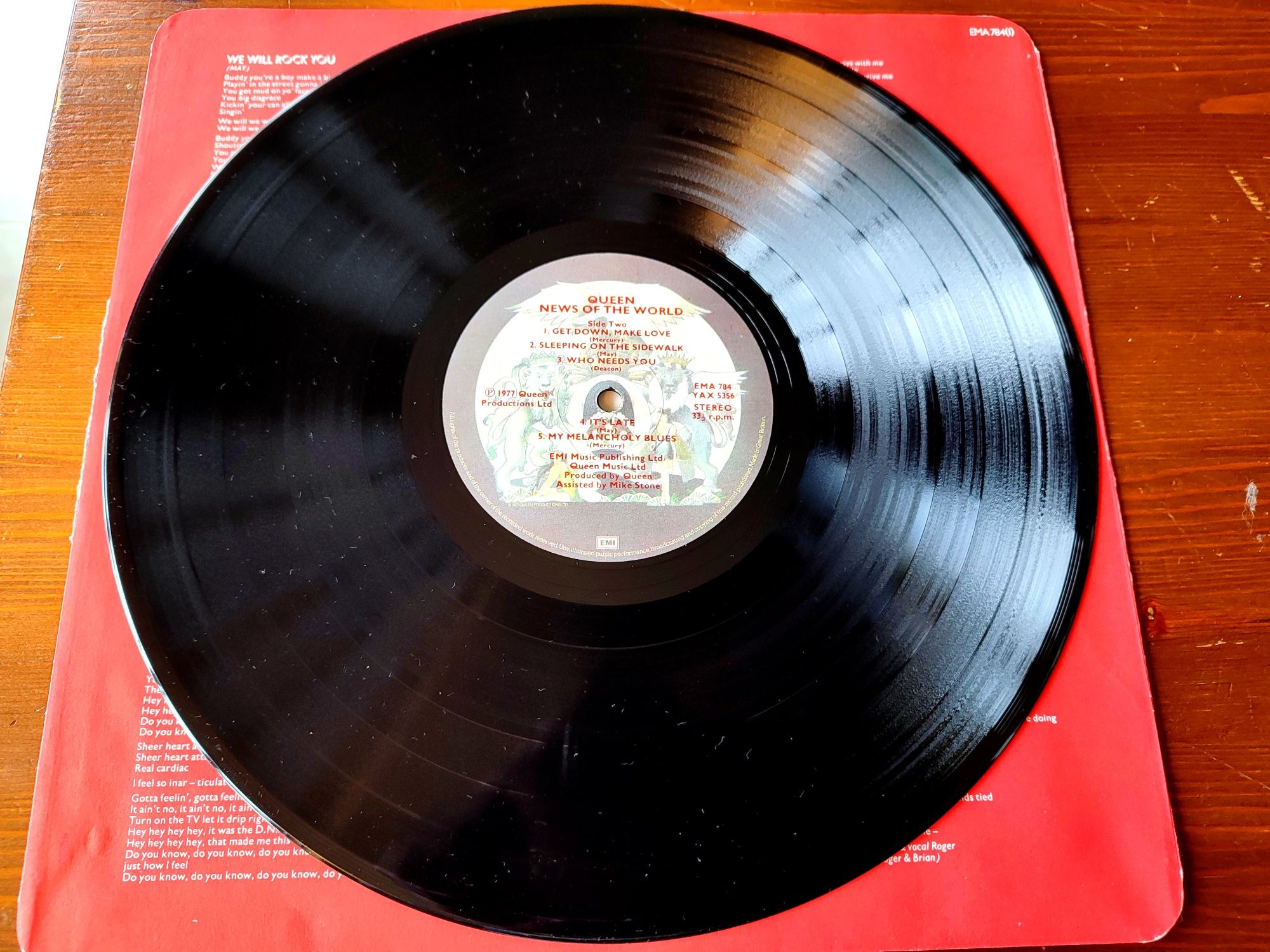 Queen - News Of The World Álbum Edição Original UK Anos 70