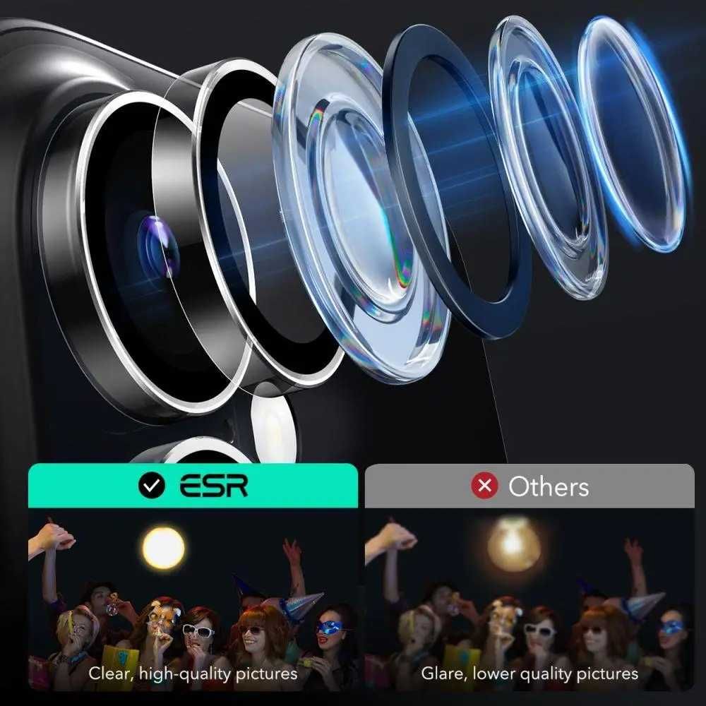 Защитное стекло на камеру ESR Armorite Camera  iPhone 16/16 Plus Clear