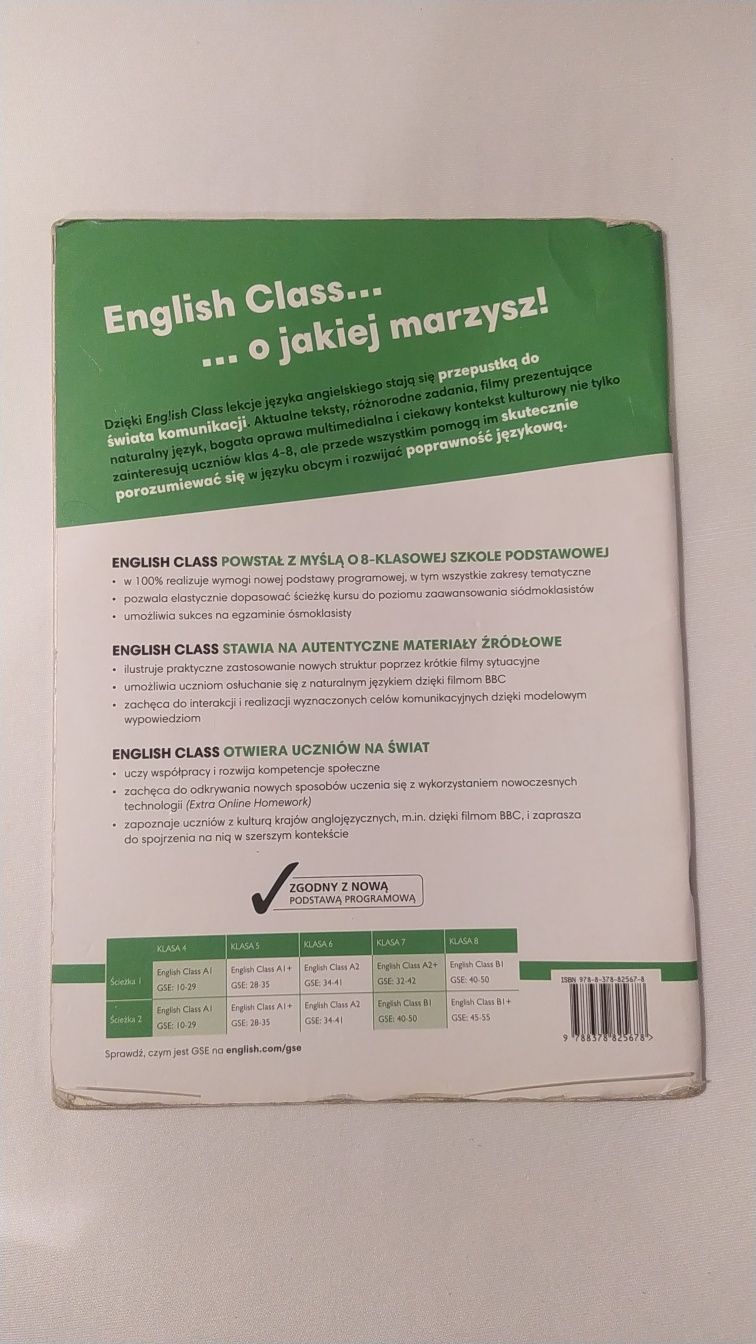 English Class A2 Workbook