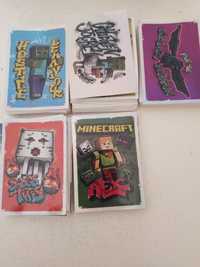 Lote cromos  minecraft panini