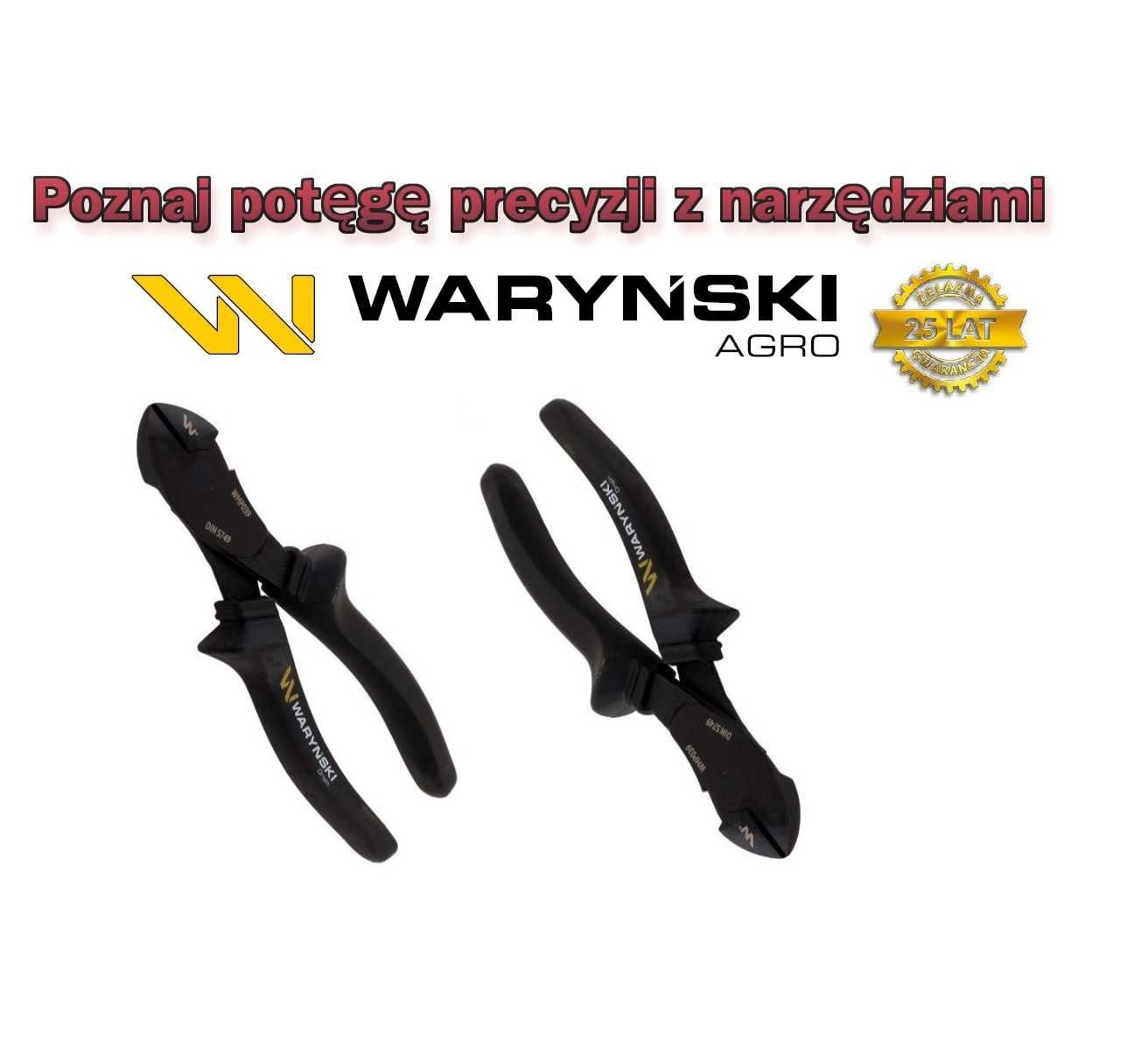 Waryński -Szczypce do cięcia kabli, drutu 180mm Solidne