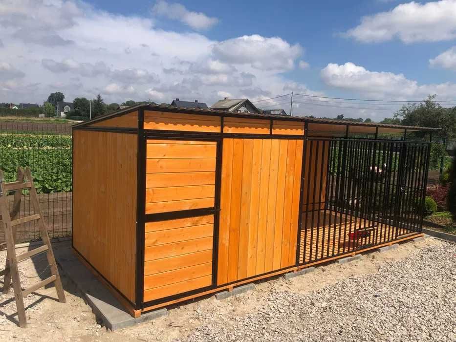 Kojec dla psa, box-klatka+pomieszczenie gospodarcze.