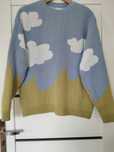 Sweter Asos, krajobraz, chmury, góry - rozmiar S