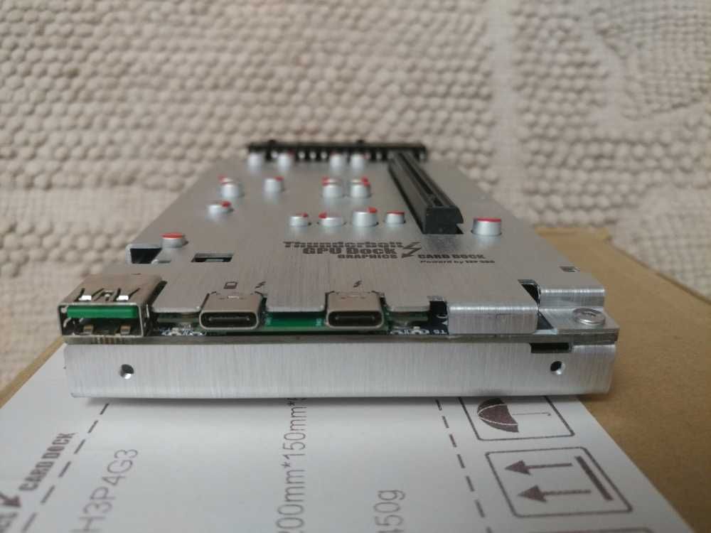 Док-станция для внешней видеокарты TH3P4G3 EGPU (с нюансами)