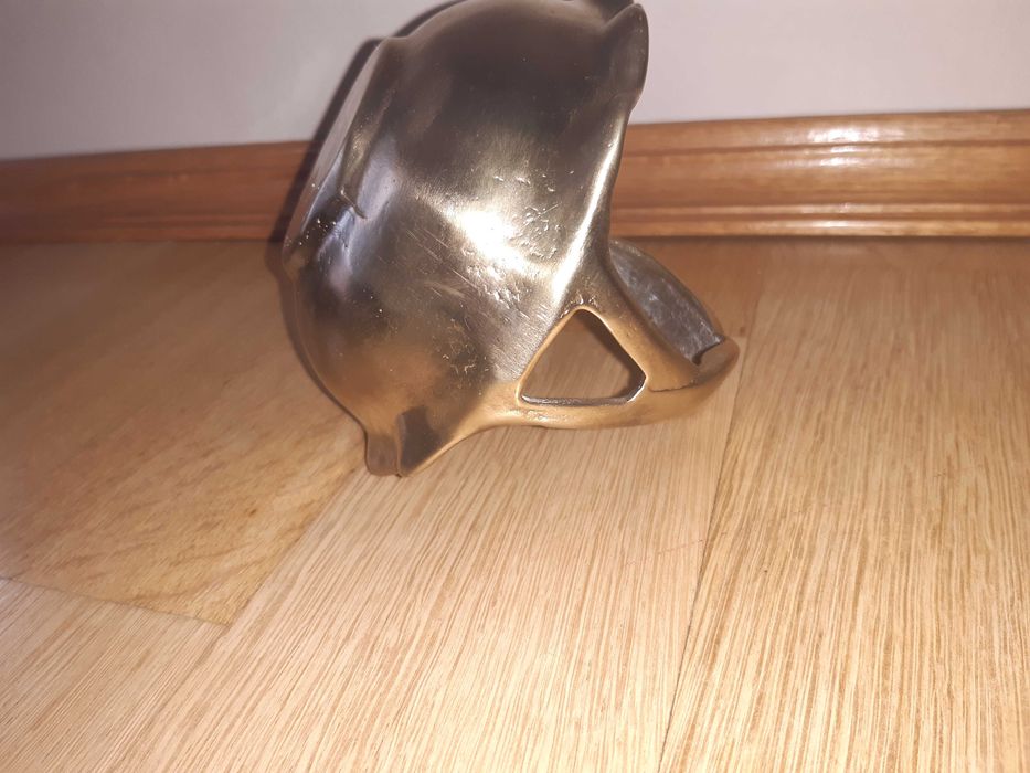 Stary koszyczek, owocarka wykonany ze starego mosiądzu