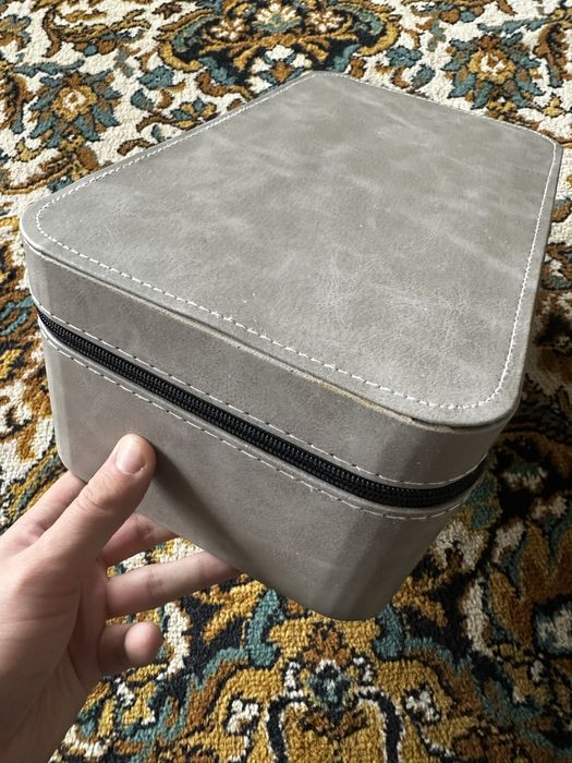 Зелений набір для чайної церемонії у прямокутному кейсі