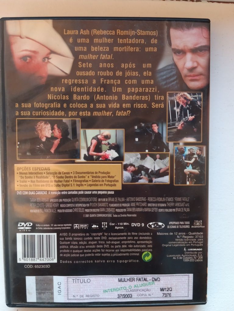 DVD mulher fatal