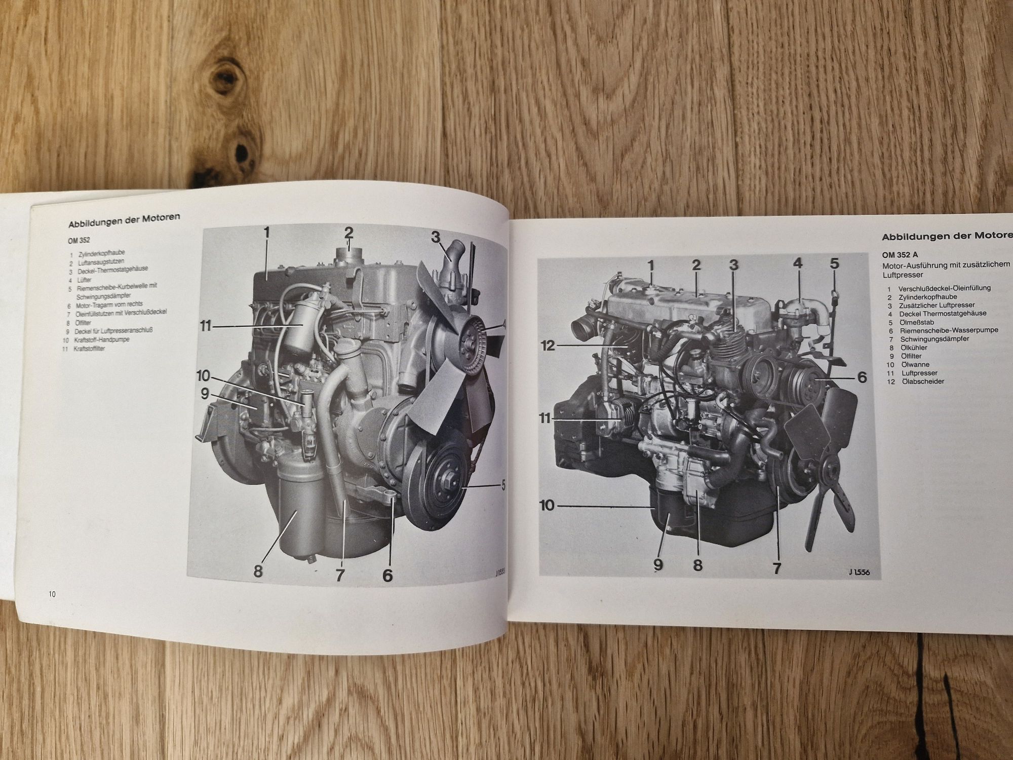 Książka instrukcja Mercedes Unimog OM314 OM346 OM352 OM355 OM360