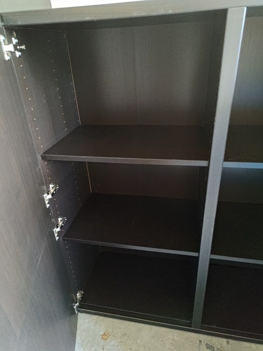 Szafka dwudrzwiowa regał z półkami 130x120x40