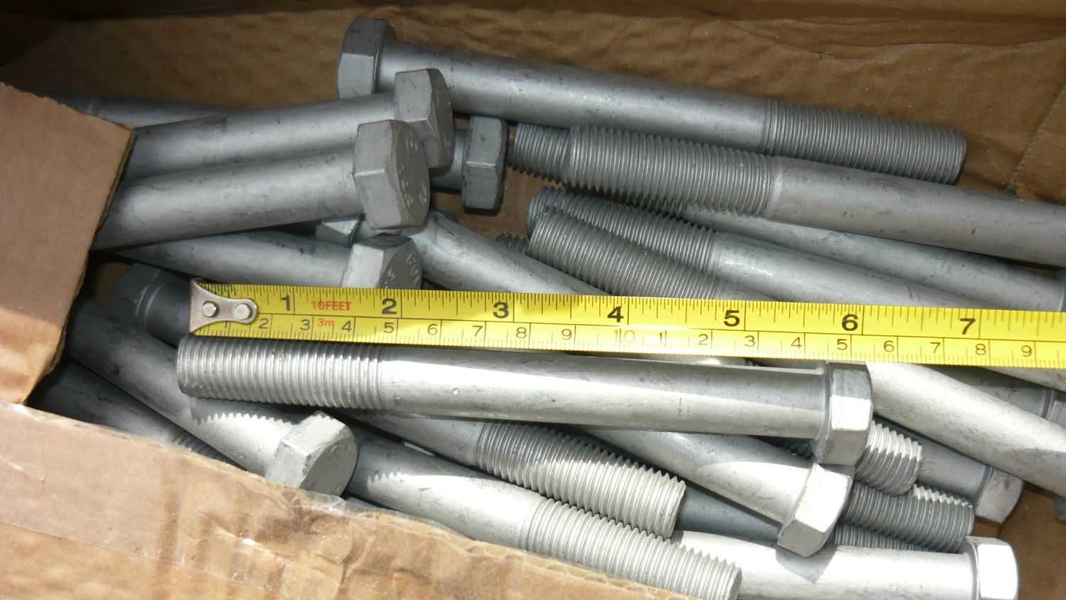 Śruby Utwardzane 10.9 Długie M16 x 150 Nakrętki podkładki M10 M8 Klucz