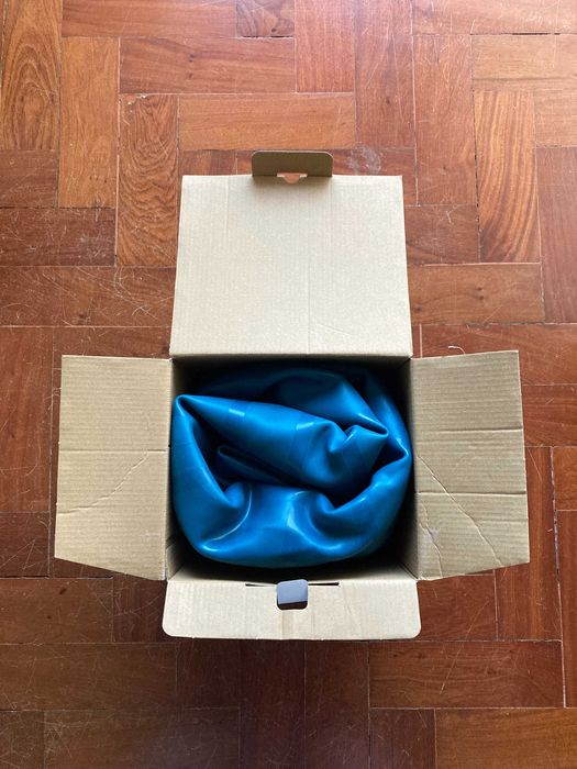 Bola Ginástica Yoga e Pilates Tamanho 3 - 75 cm Azul Domyos Decathlon