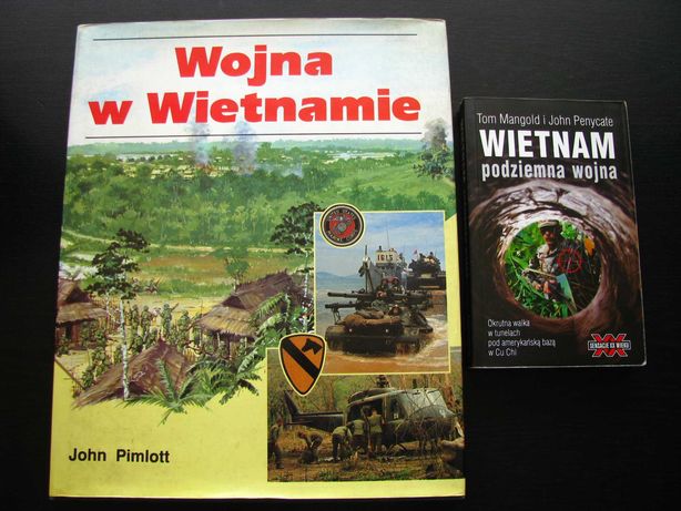 Wojna w Wietnamie - 2 książki stan BDB