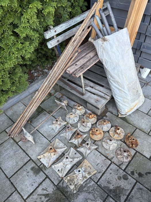 Ściągi szalunkowe, ankry