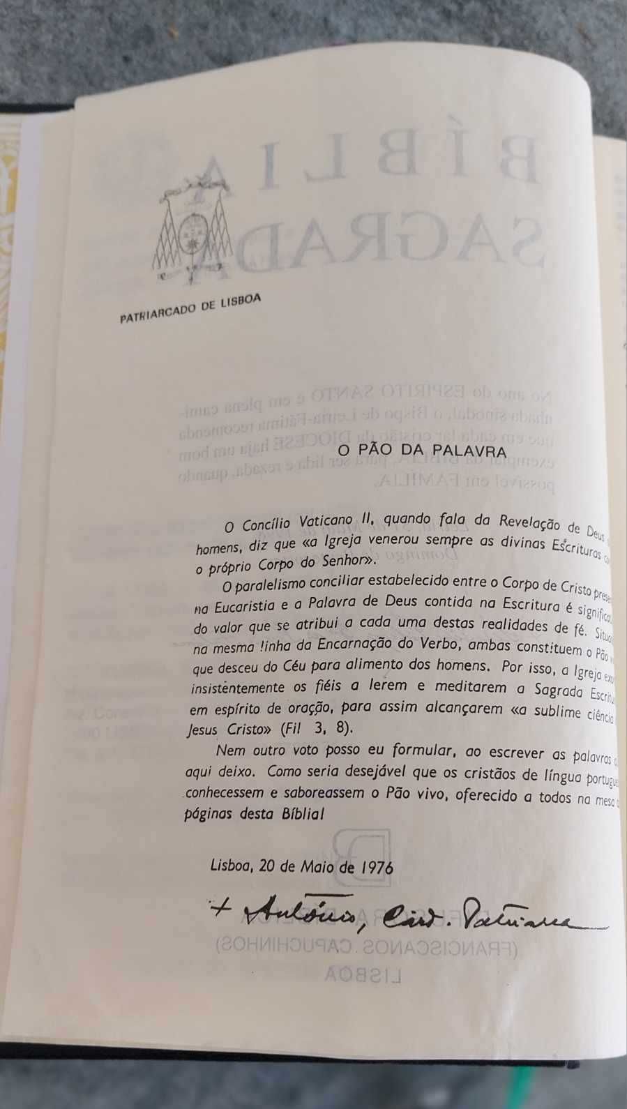 Bíblia Sagrada, Capa Dura "Diocese de Leiria-Fátima em Sínodo"