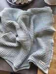 BimBla kocyk wafel muślin bawełna duży 130×100 cm grubszy super stan!