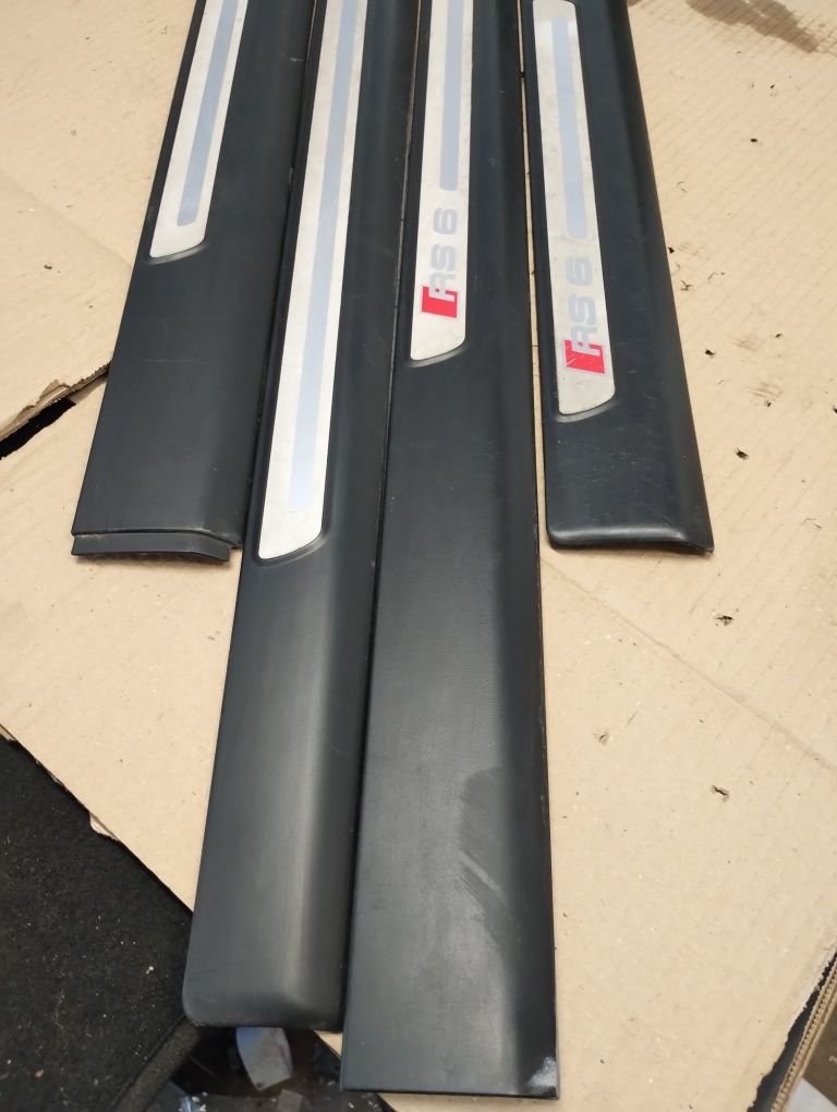 Listwy progowe audi rs6 c6 4f komplet