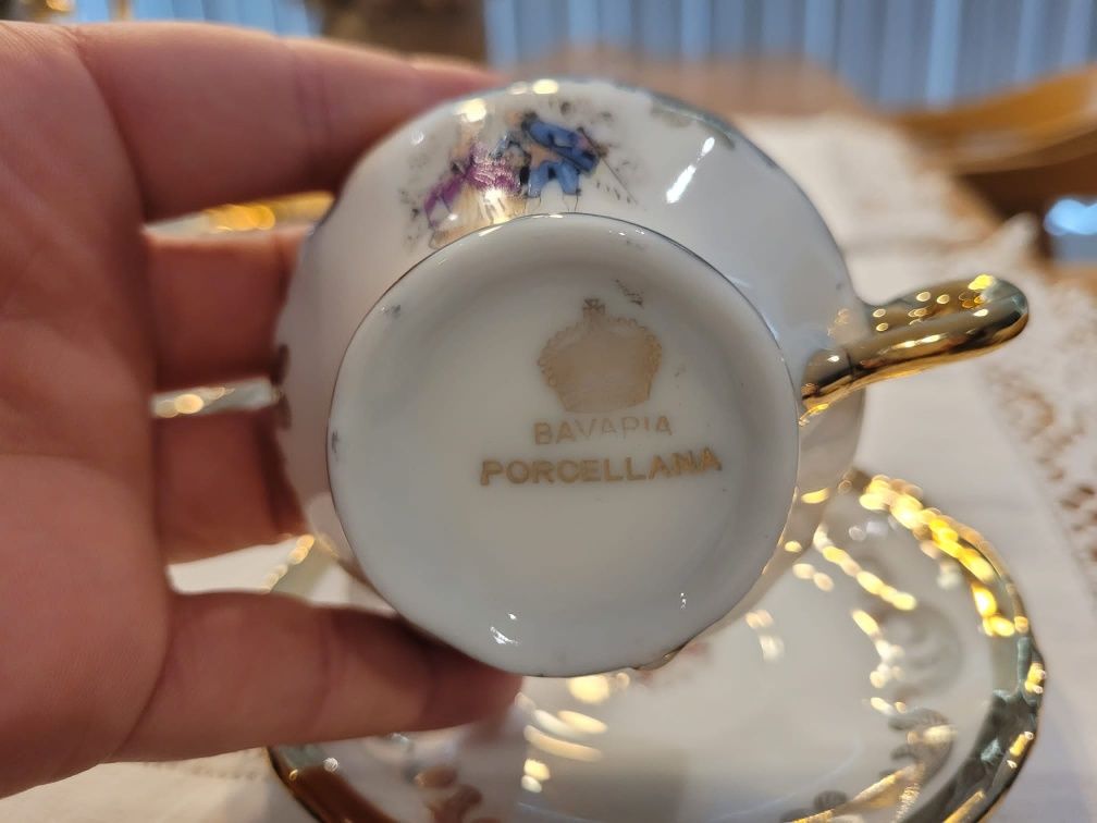 Serviço Café 15 peças em Porcelana " BAVARIA"