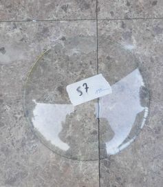 57 Szkło szyba wypukła starego zegara 189mm
