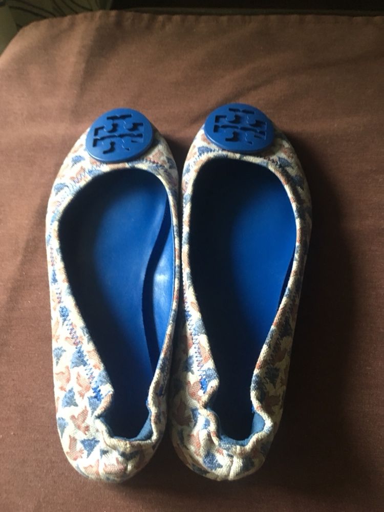 Tory Burch Кожаные балетки, 36 размер