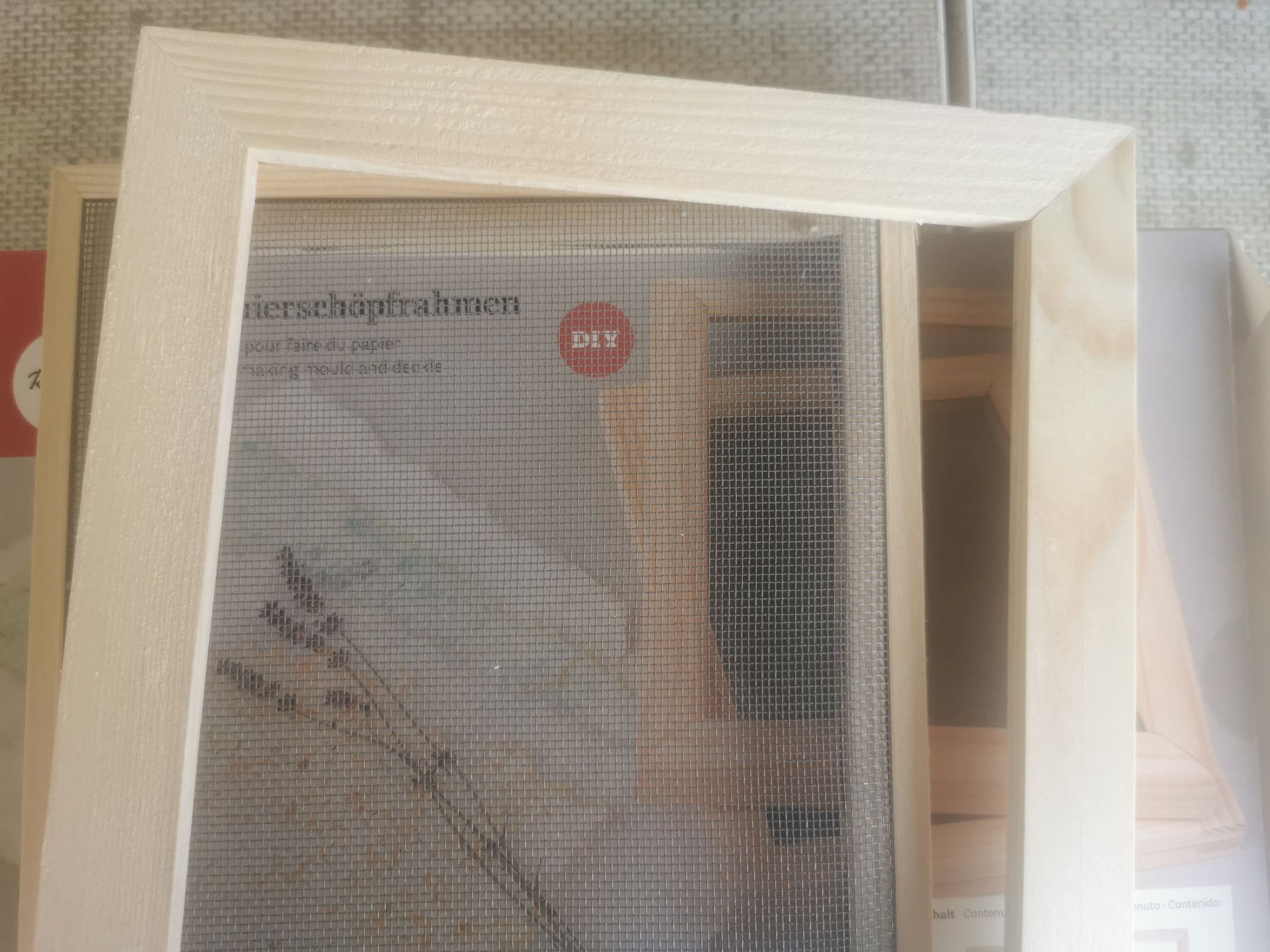 Zestaw DIY do robienia papieru