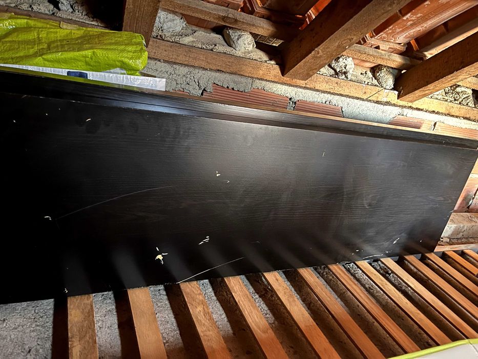 IKEA Kallax secretária preto mais móvel para escritório usado barato