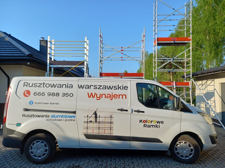 Rusztowanie Aluminiowe  3m, 5m, 7m, 9m.  Łódź  WYNAJEM   WYPOŻYCZALNIA