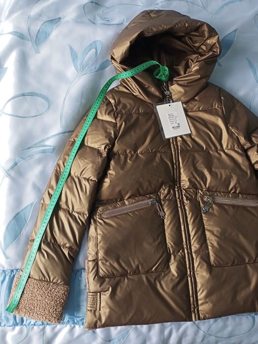 Куртка бронза латекс р. S осінь-зима, ZLLY