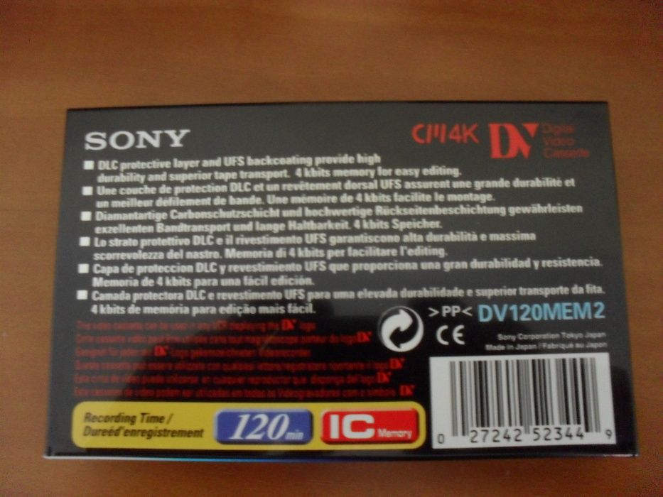 Cassetes de video Sony DV120 MEM2