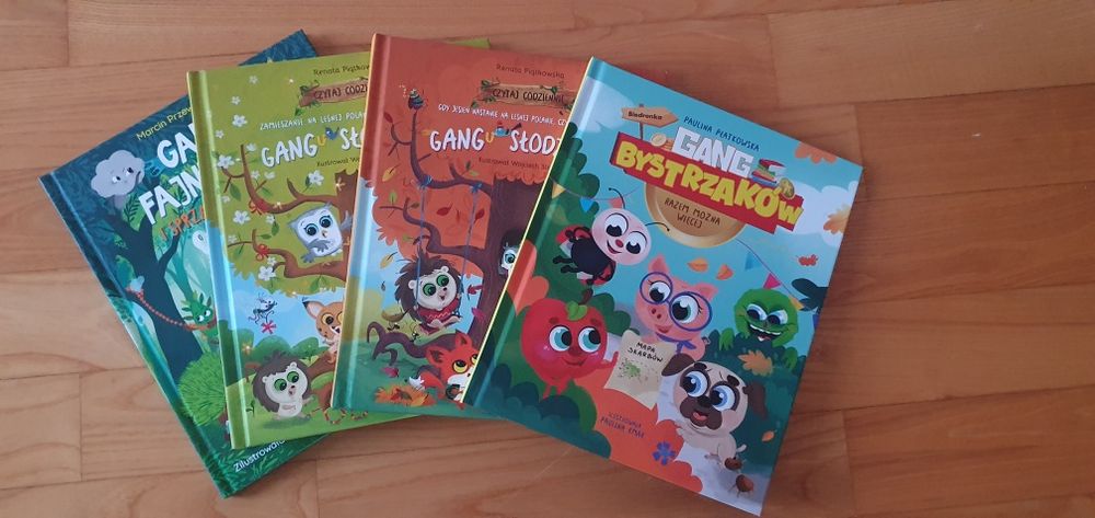 4 książki Gang Słodziaków. Cena