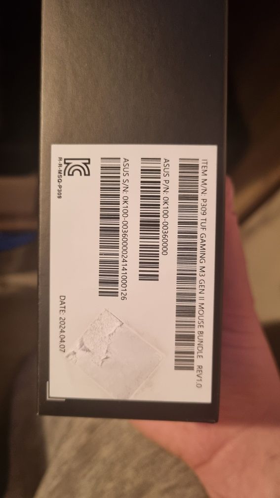 Мышка Asus TUF Gaming M3 Gen 2